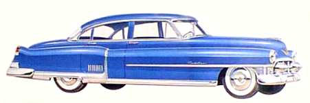 1953 Blue Cadillac Sedan deVille  Mary Stover Nelson   www.GreenleaseFamily.com